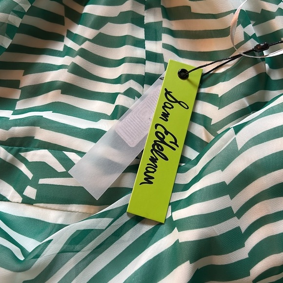 Sam Edelman Green and White Midi Dress - Picture 12 of 14